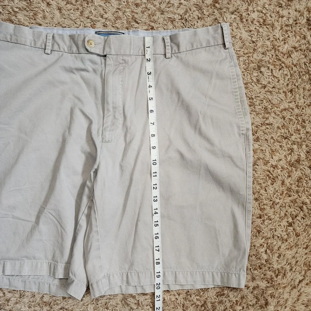 Peter Millar‎ Khaki Men Sz 40 Shorts Flat Front Chino